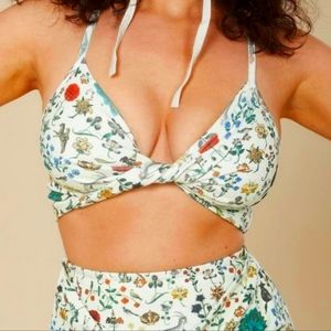 Samantha Pleet Vortex Illuminated Bikini Top